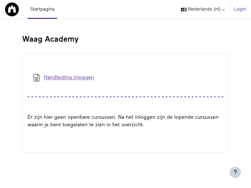 Screenshot van de home pagina van deze website